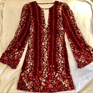 Urban Outfitters Kimchi Blue xs maroon dress